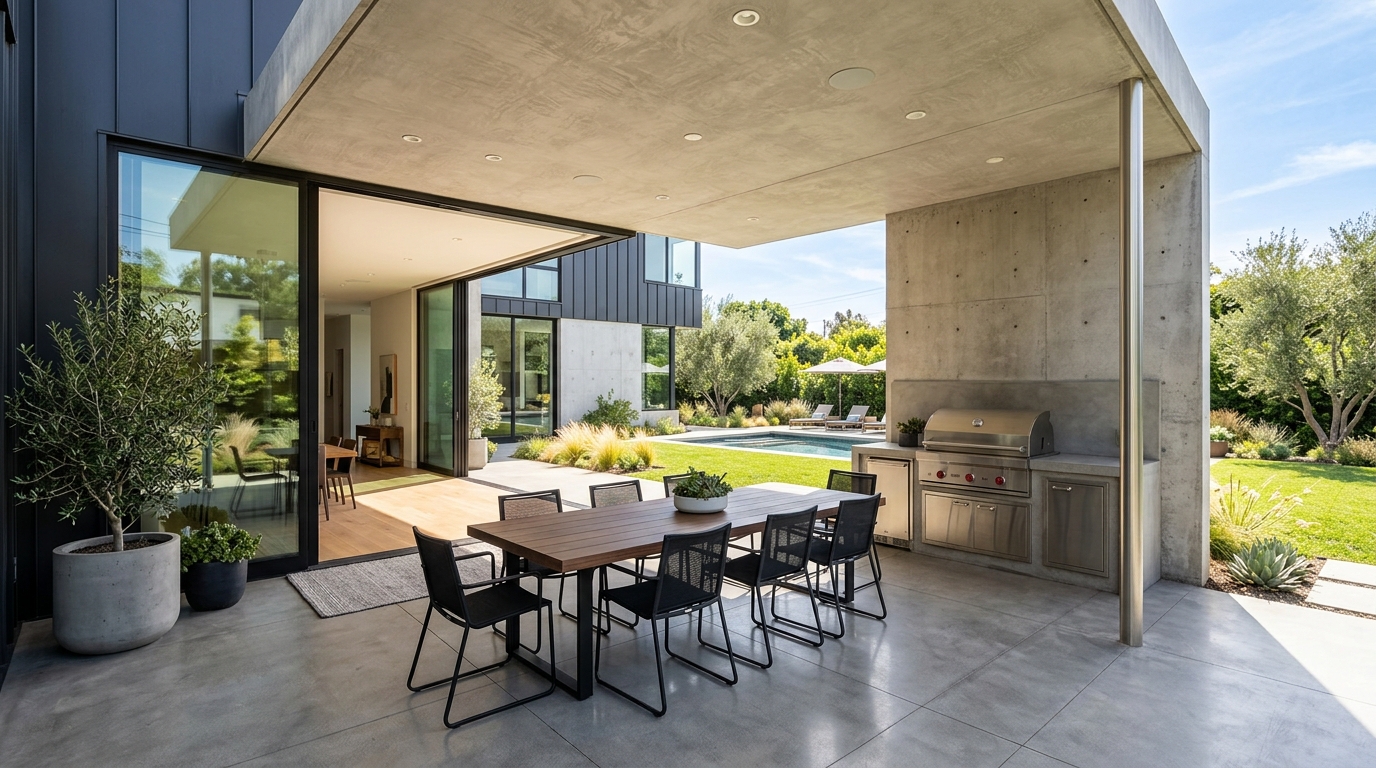 Modern modular patio home